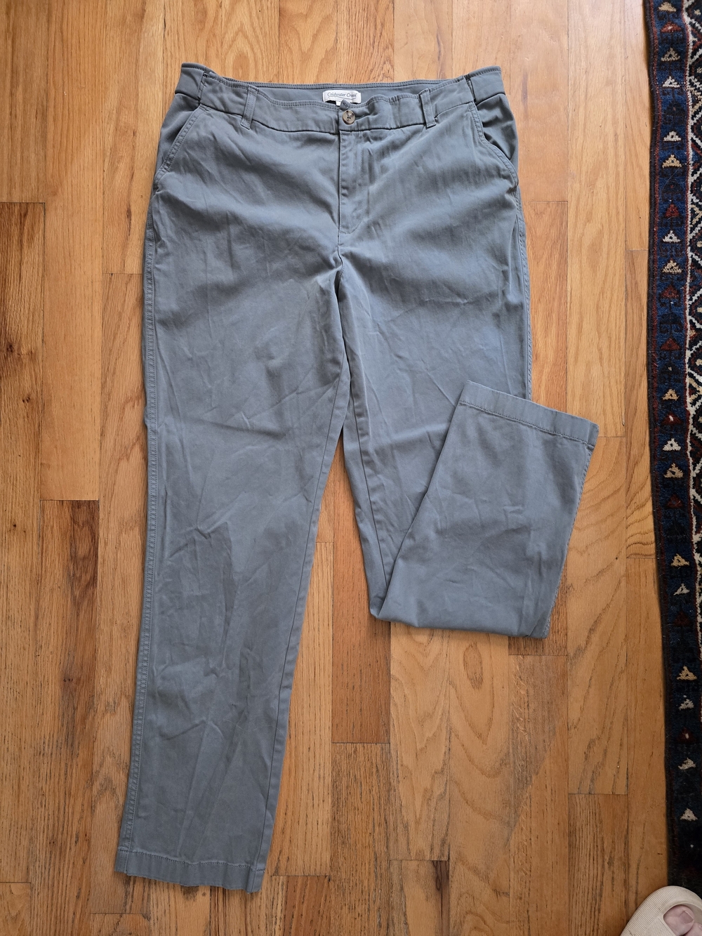 Coldwater Creek Hidden Stretch Waist Chinos